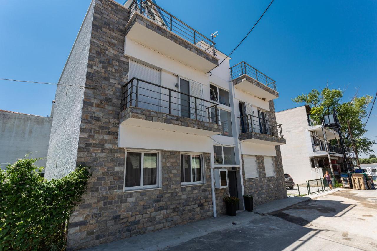 Halkidiki beach apartments 2 Nea Kalikratia Vergia beach Nea Kallikrateia Exterior foto